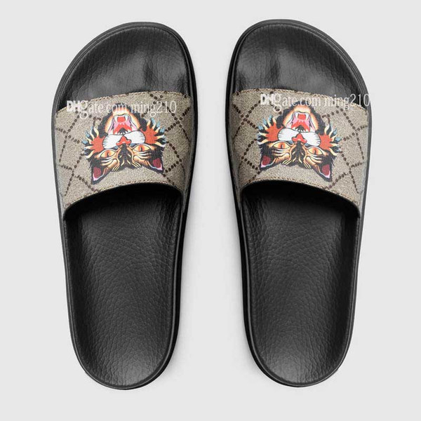 High Quality men women designer sandals Designer Shoes Luxury Slide Summer Fashion Wide Flat Slippery Sandals Slipper Flip Flop