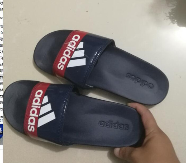 Brand logo Mens Slippers nk Men Shoes Women Couple Flip Flops Soft Black and White Casual Summer Male Chaussures Femme ad