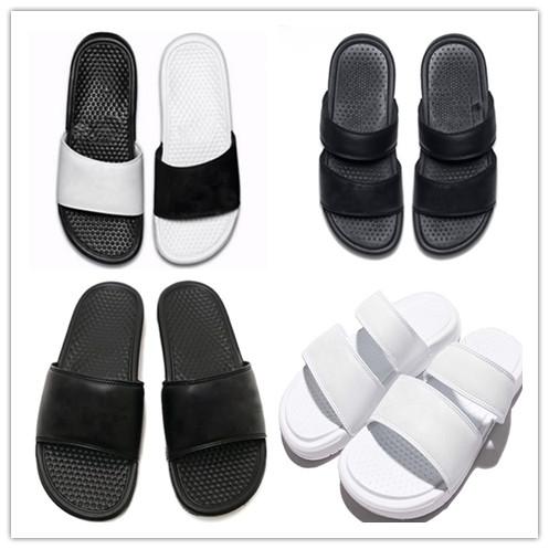 Benassi High Quality Luxury Designer Women Men Summer Rubber Sandals Beach Slide Fashion Scuffs Slippers Indoor Outdoor Shoes Size EUR 36-45