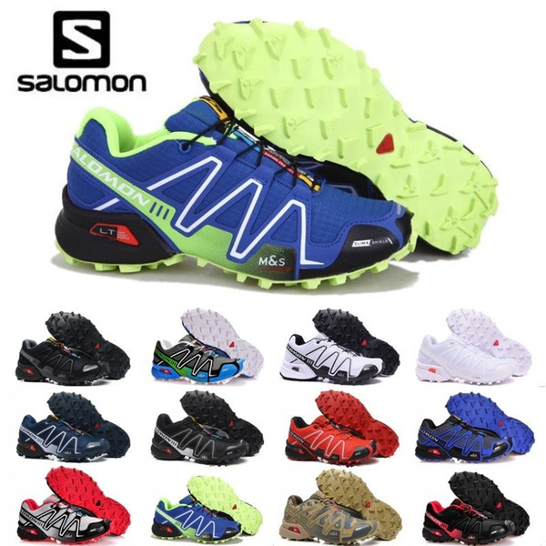 New Arrival Salomon Running shoes Speed cross 3 CS III Camo Green Black Men Women Outdoor Crosspeed 3 Sports sneakers shoes size 40-46