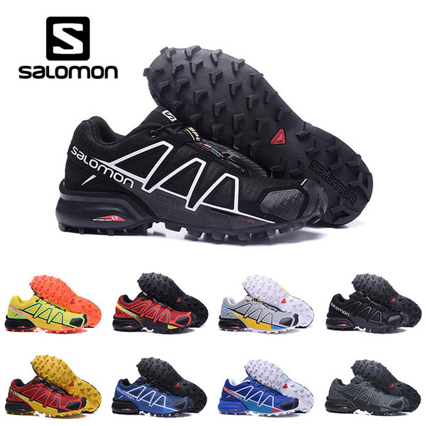 Salomon Speed cross 4 IV CS Trail Running Shoes for Men Women black white blue green Outdoor Hiking Athletic Sports Sneakers size 40-46