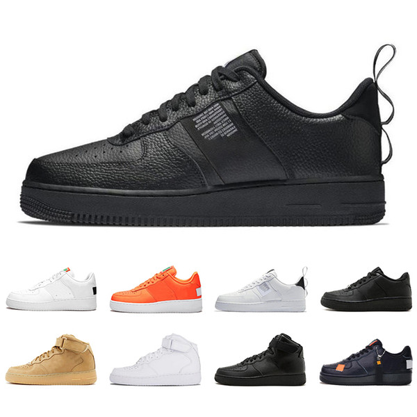 Cheap 1 Utility Classic Black White Dunk Men Women Casual Shoes red one Sports Skateboarding High Low Cut Wheat Trainers Sneakers 36-45