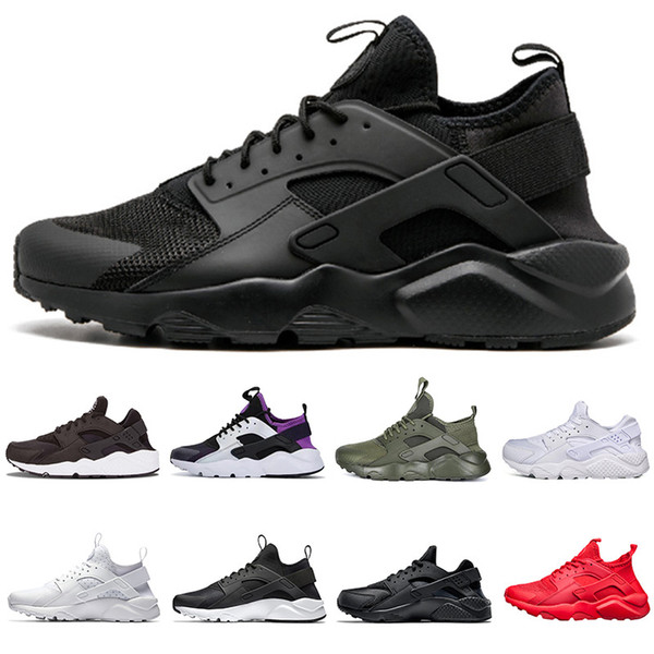 Huarache 1.0 4.0 mens womens Running Shoes Classic Triple White Black red grey Huaraches Outdoor Runner sport Trainers Sneakers Eur 36-45