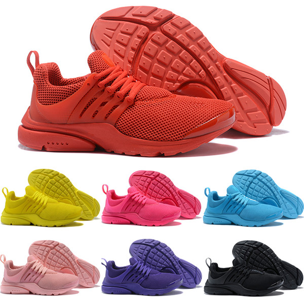 Best Quality Prestos 5 V Running Shoes Men Women 2018 Presto Ultra BR QS Yellow Pink Black Oreo Outdoor Sports Fashion Jogging Sneakers