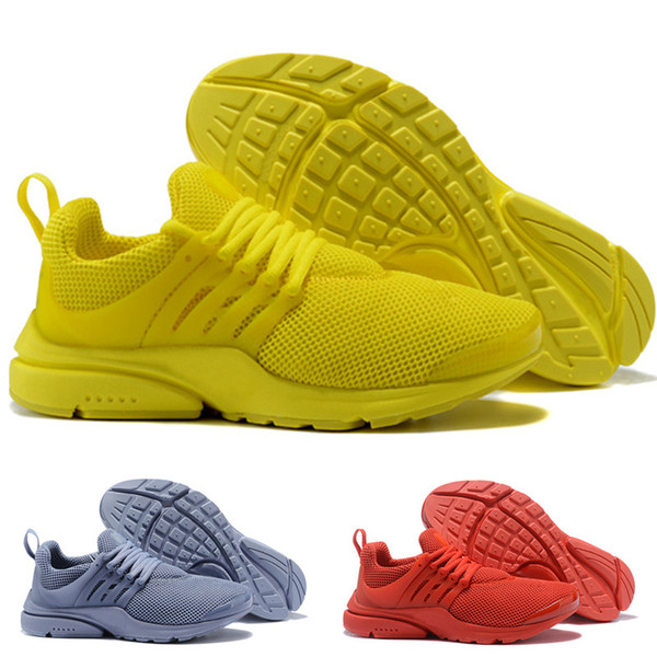 2019 Top Quality Presto 5 Running Shoes 2018 Men Women BR QS Breathe Black White Yellow Sports Outdoor Casual Walking Sneakers trainers36-46