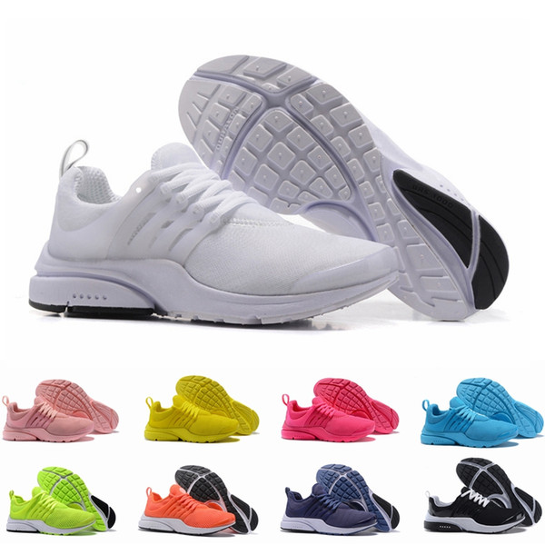 Presto Mens Running Shoes For Men Women Ultra BR QS Yellow Pink Prestos Black White Oreo Sports Trainers Sneakers chaussures Size 5.5-12