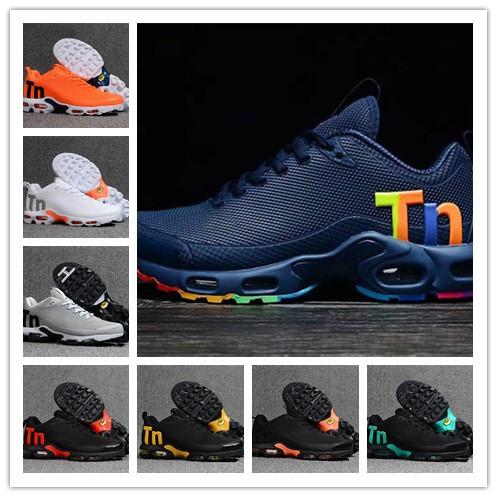 2018 Designer Men Tn MERCURIAL Running Shoes Mens KPU Tn Trainers Sports High Quality Sneakers Plus TN Ultra SE Size US7-12