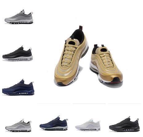 2018 Men Women 97 Undefeated Running Shoes Silver KPU Undeftd Bullet Gold white SE UL '17 OG QS Ultra Sport Sneaker 97s Chaussures Trainers