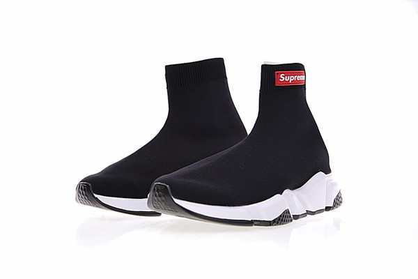 Newest Luxury Sock Shoe Paris Speed Trainer Running Shoes Fashion Sneakers Sock Race Runners Black Shoes Men Women Sports Shoes 36-45