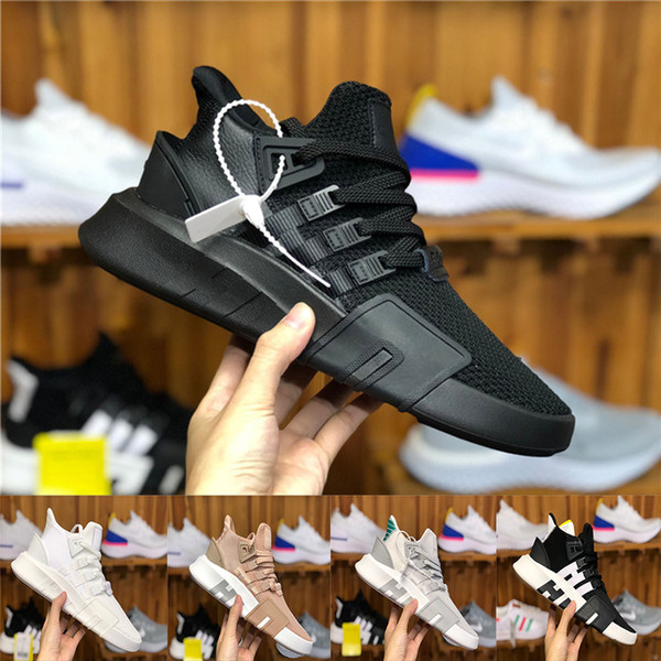 2018 new EQT Bask Support Future 93 17 Triple White black pink Mens women sport shoes Sneakers Running Knit Chaussures Designer Trainers