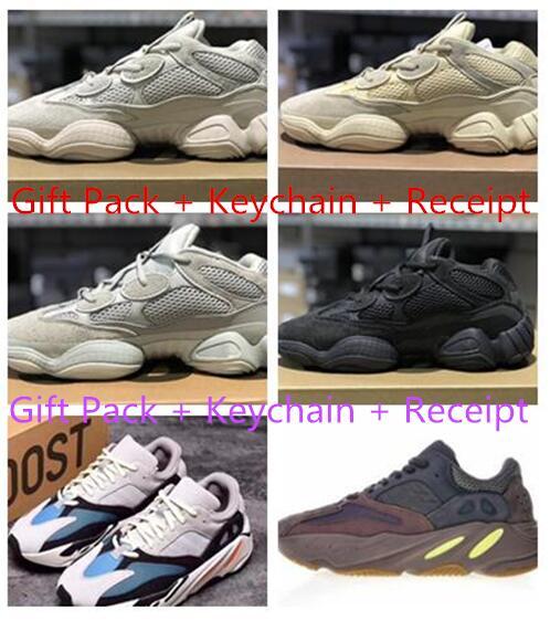 Kanye West Blush Desert Rat yung 1 Salt 500 Utility Black Super Moon Yellow Wave Runner 700 mauve Solid Grey OG Running Shoes 3M Sneaker