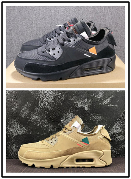 Newest AM Desert Ore 90 Off Hyper Jade 2.0 Black Bright Mango Men Women Running Designer Shoes Sports Sneakers AA7293