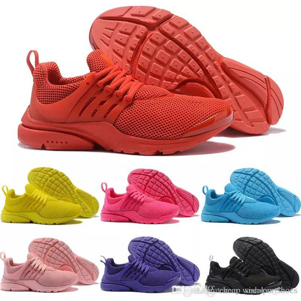 2018 Presto Running Shoes Men fly BR QS Yellow Prestos Pink Oreo Outdoor Jogging sole Mens Womens Trainers Sports Sneakers Eur 36-45