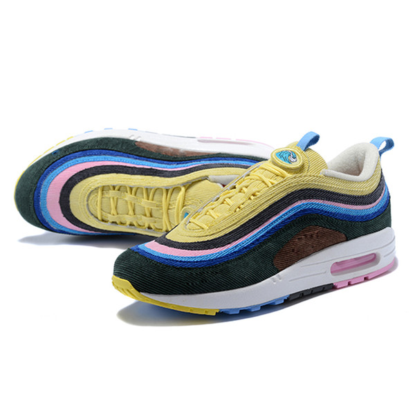 Sean Wotherspoon x 97 VF SW Corduroy Running Shoes Mens Low trainers luxury Casual Shoes 1/97 women fashion Sneakers designer shoes EUR36-45