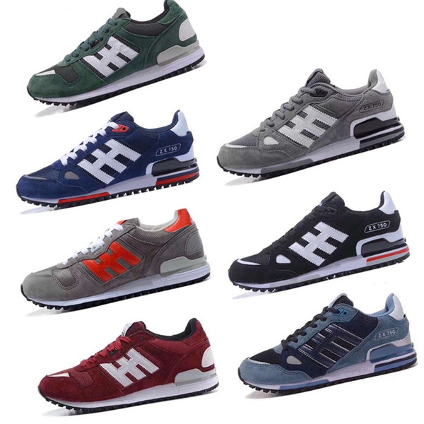 AAA+ ZX750 ZX700 Running Shoes Men Black White Blue Gray Red Sneakers Man Zapatillas Male Outdoor Sports Training Shoes Eur40-44