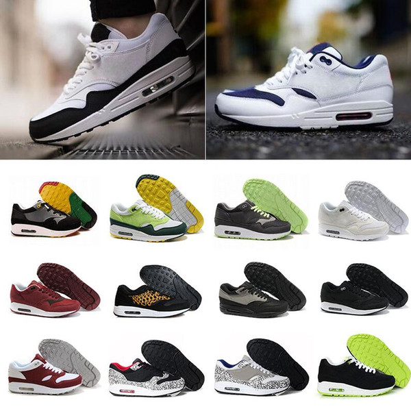 New arrival cushion 87 Drop Shipping Famous Atmos Leopard 87s Women&Men Sports Running Athletic Sneaker Shoes Size 36--46