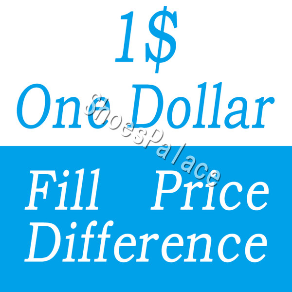 One Dollar Fill Price Difference payment for DHL EMS different extra cost diferent shipping fee etc