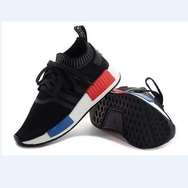 New Arrival NMD Runner Primeknit Black Triple White Nice Kicks Circa Knit Men Women Running Shoes Sneakers Originals Classic Casual Shoes