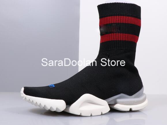 Free women men High-top Sock Trainers fashion sock stretch-knit Mid sneakers shoes 36-45