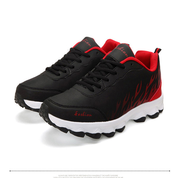 Fashion men's sports and leisure shoes front with low-cut rubber soles non-slip wear-resistant PU upper breathable and efficient rebound