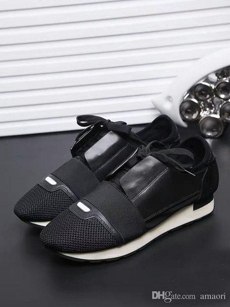 hot DESIGNER SHOES MENS CASUAL SHOES 2019 NEW BRAND CHEAP FASHION FLATS RUNNERS RACER LUXURY SHOES WOMENS