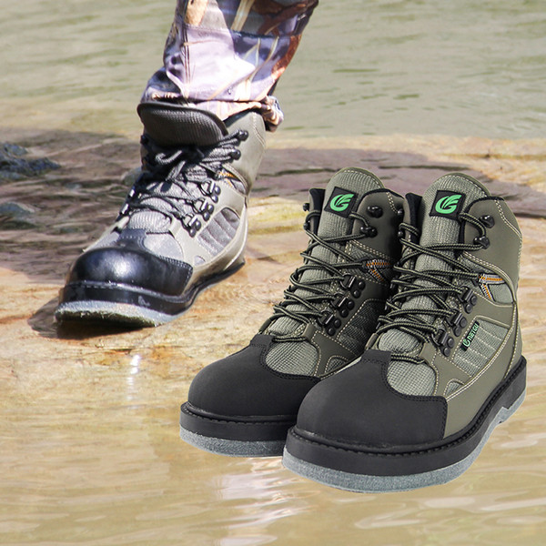 NEYGU Wading outdoor shoes with draining hole can be quick-drying when you get off river Wader boots can be used for fishing hunting