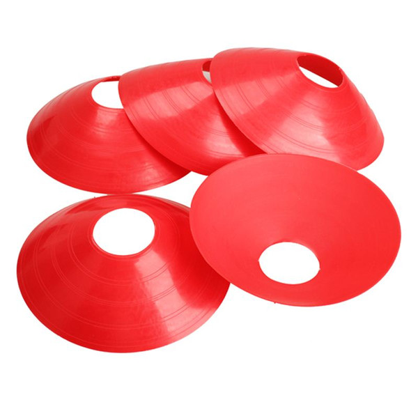 5 Pcs Outdoor Sport Football Soccer Rugby Speed Training Disc Cone Track Space Marker Inline Skating Cross Speed Training Tools