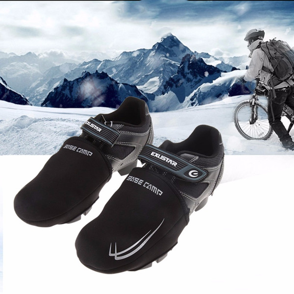 BC-563 Cycling Winter Sports Wear Bike Shoe Toe Cover Warm Bicycle Protector Warmer Boot Cover Black 1 Pair wholesale