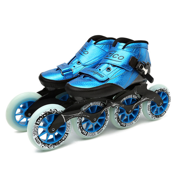 Speed Inline Skates Carbon Fiber 4*90/100/110mm Competition Skates 4 Wheels Street Racing Skating Patines Similar Powerslide