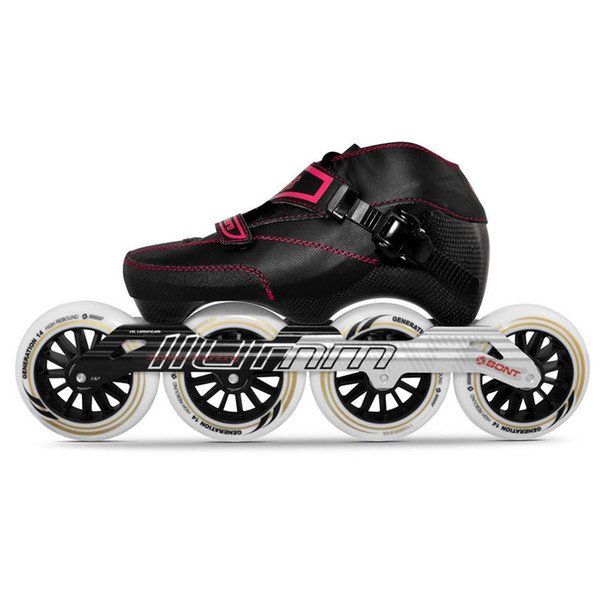 100% Original Bont Enduro 3PT Package Speed Inline Skates Heatmoldable Carbon Fiber Boot 4*90/100/110mm Wheels Skating Patines