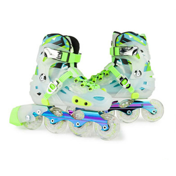 EUR size 29-32 33-36 Adjustable Children Inline Skates 3-10 Years Old Kids Roller Skating Shoes Slalom Free Skating Patines