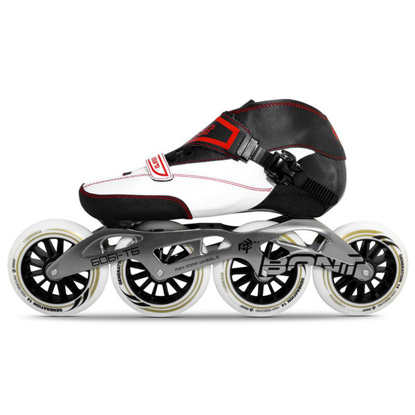 100% Original Bont Enduro 2PT Speed Inline Skates Heatmoldable Carbon Fiber Boot 195mm 6061 Frame 4*90/100/110mm Wheels Patines