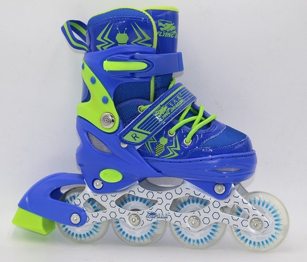 Semi soft adjustable inline skate with hot selling for children