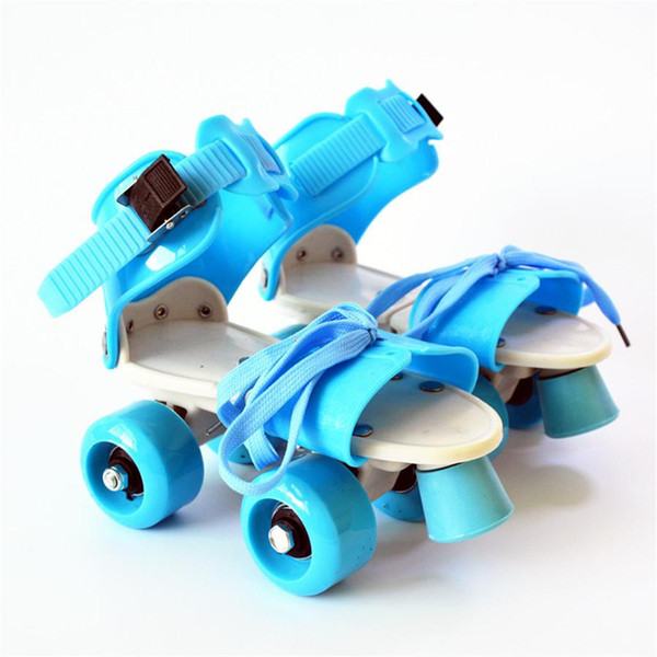 EUR size 18-32 Adjustable Children Roller Skates 6 Colors Double Row 4 Wheels Skating Shoes Kids Two Line Toy Patines Gifts