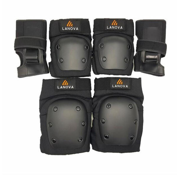 6pcs/set Adults Skating Protective Gear Knee Elbow pads wristguard Cycling Skateboard Ice Skating Protector Roller 4 Size