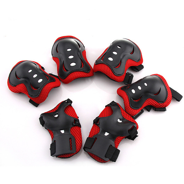 8-13 year old sports safty protective set 6 Pcs Inline & Roller Skating Protective Gear Set Knee And Elbow Pad Set