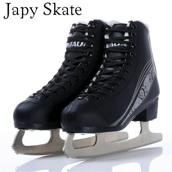 Japy Skate Ice Skate Tricks Shoes Adult Child Leather Ice Skates Professional Flower Knife Hockey Knife Real Skates