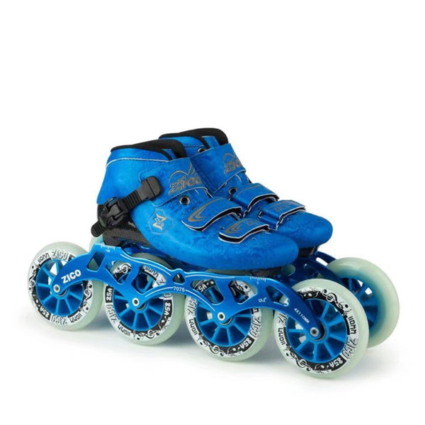 EUR size 30-44 Speed Inline Skates Carbon Fiber Competition Skate 4 Wheels Street Racing Skating Patines Similar With Powerslide