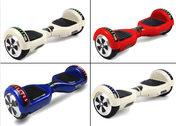 chrome scooter led on side electric hoverboard self balance scooter 6.5 inch local Battery 4400mah two wheel smart balancing scooter