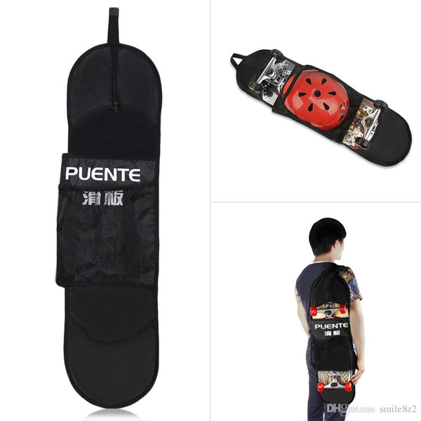 Portable Polyester Mesh Skateboard Outdoor Water Resistant High-Fiber Scooter Carrying Bag Case Large Capacity Carry Bag