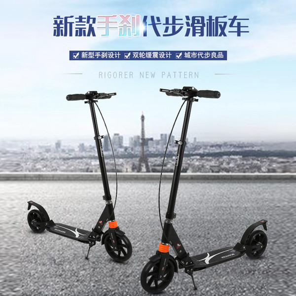 New Aluminum Alloy Scooter Foldable Adult Scooter Urban Scooter Two Wheels