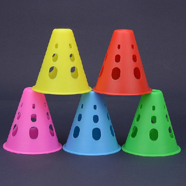 Wholesale-Anti-Wind Inline Skate Agility training Marker Slalom Roller Skating Marking Cones Freestyle Slalom Skate Pile cup,conos slalom