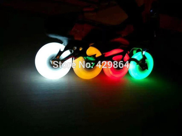 Wholesale-free shipping new wheel roller skates wheels lighting wheels PU 90A 8 pieces / lot