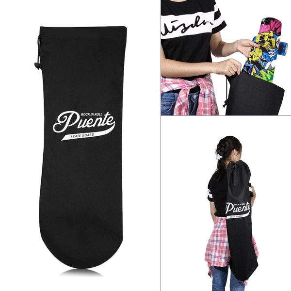 PUENTE Outdoor Water Resistant High-fiber Polyester Draw Cord Skateboard Scooter Carrying Bag Portable Skateboard Outdoor Scooter