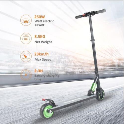 Fashion City Megawheels Two Wheels Fold Portable Scooter Aluminum E-scooter 250W 23Km/h Foldable Electric Scooter Europe Stock Free Shipping