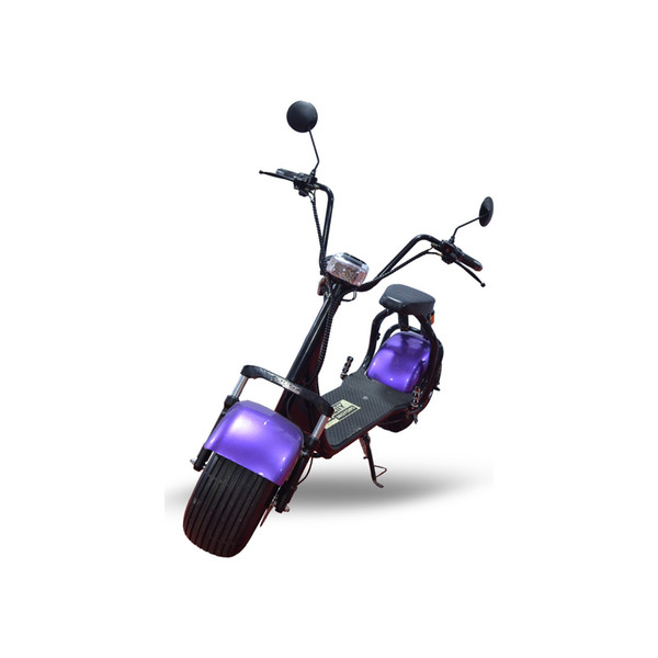 2019 New Compact Two Wheels Electric Scooter 40 Km/h Powerful Scooter Modern Transportation Scooter Electricity LED Lights