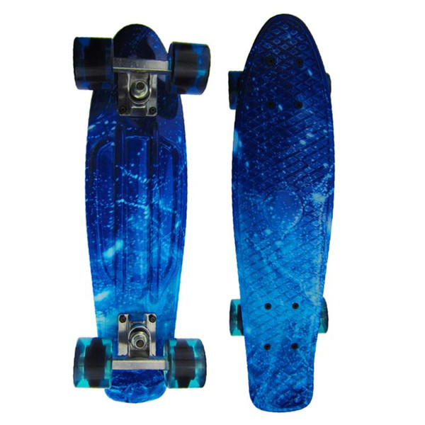 New Hip-hop Skateboard Retro Child Penny Skate Board Starry Sky Pattern Mini Board for Outdoor Sport Street Boys