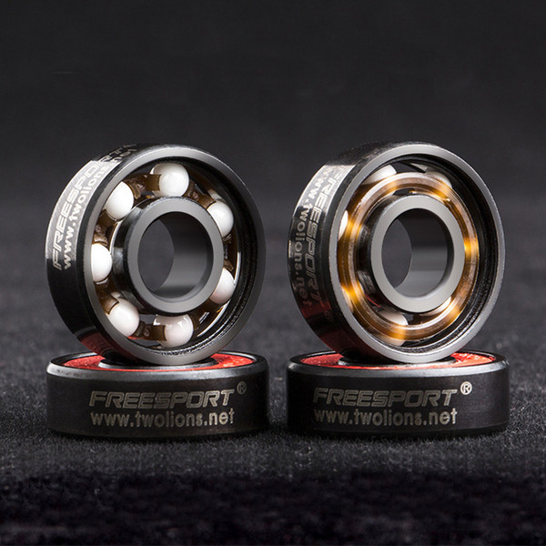 ABEC 9 Red FREESPORT Skateboard Skateboarding Bearings 608 RS Drift plate Ceramic bearing Stainless Steel Sporting Goods 22mm A238