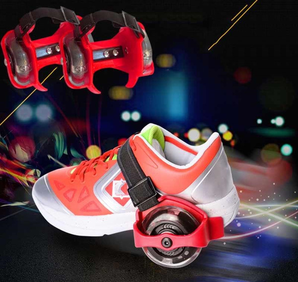 HOT SALE Fire wheel shoes Children Flashing Roller Small whirlwind pulley flash wheel Skate Shoes Flashing Roller shoes