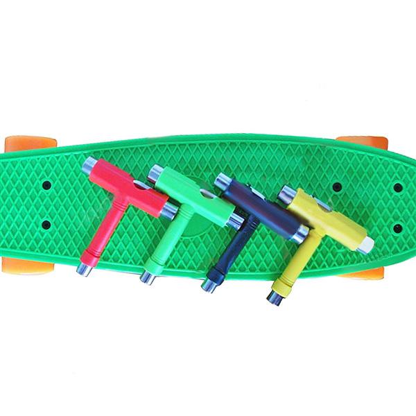 Multifunctional Skateboard Scooter Skate Board T Type Assembly Tools Skateboard kit Screwdriver Color Send Randomly A234